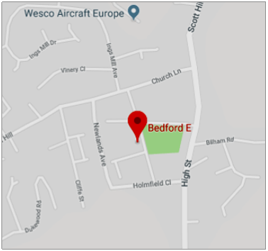 Map of Bedford E